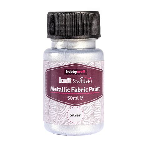 metallic silver fabric dye|silver metallic fabric paint.